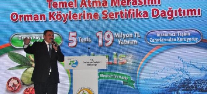 Bakan Eroğlu, Bitlis'te 5 projenin toplu açılışını yaptı
