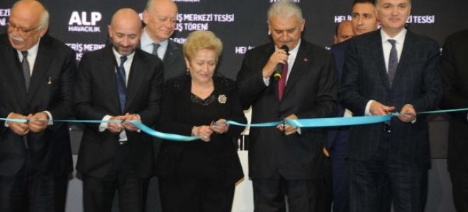 Başbakan Yıldırım Eskişehir'de Helikopter İş Merkezi Tesisleri'nin açılışını yaptı
