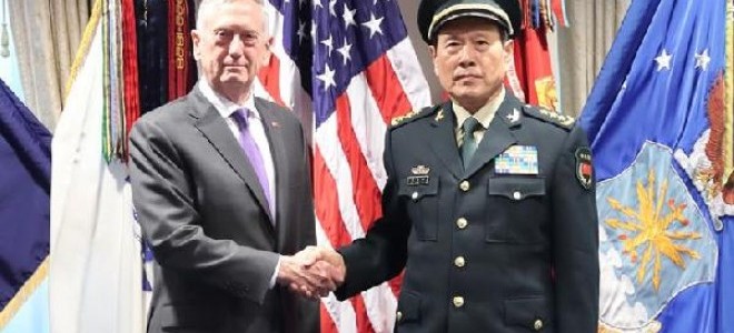 Çin: Çin ve ABD orduları karşılıklı güveni arttırması gerekiyor