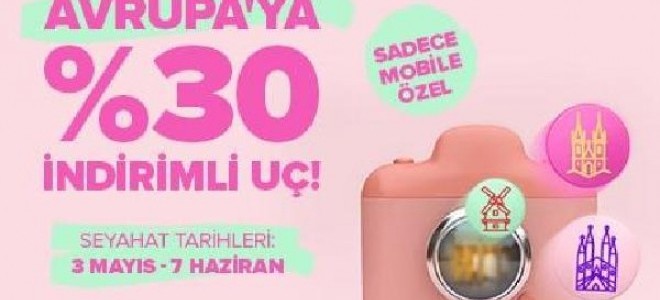 Pegasus Havayolları’Ndan Avrupa Hatlarına Özel Indirim