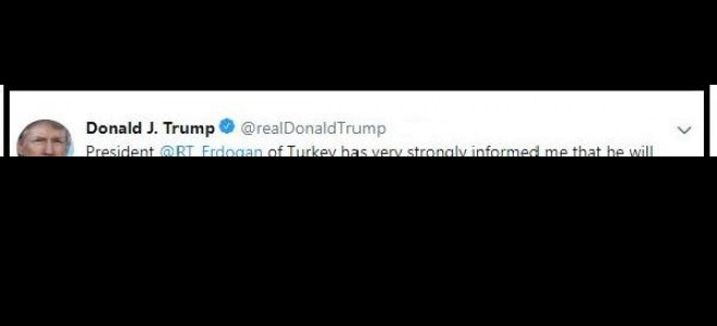 Trump: Erdogan Suriye'de IŞİD'den geriye ne kaldıysa yok edeceği bilgisini verdi