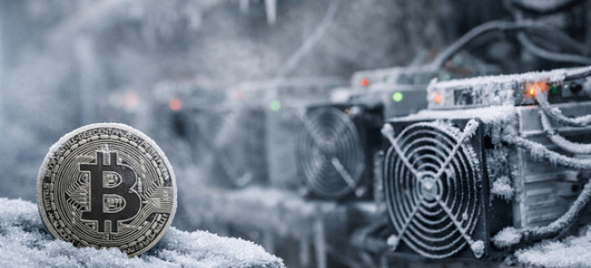 ABD’deki soğuk havalar Bitcoin madenciliğinde işlemci gücünü düşürdü
