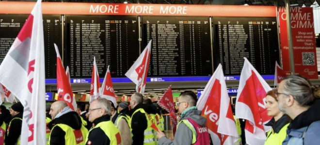 Almanya'da kamu çalışanları 18 Aralık’ta uyarı grevine gidiyor