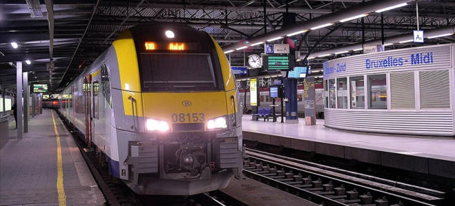 Belçika'da demir yolu çalışanlarının 5 günlük grevi başladı