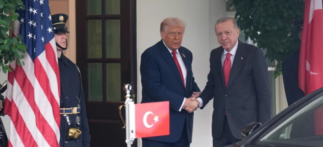 Beyaz Saray'da tarihi zirve: Trump ve Erdoğan bir araya geldi