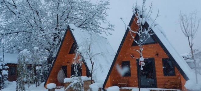 Bungalovlarda yılbaşı yoğunluğu