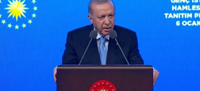 Cumhurbaşkanı Erdoğan açıkladı: Gençlere 445 milyar TL'lik istihdam desteği sağlanacak