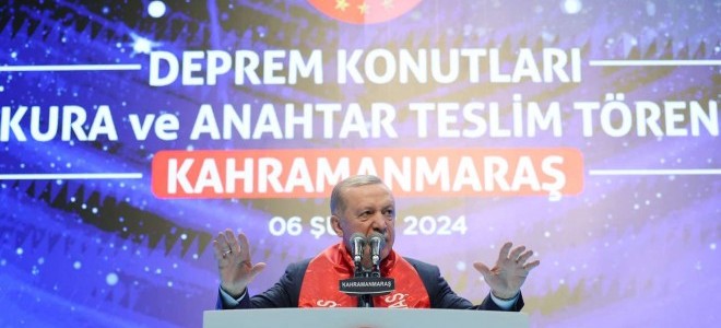Cumhurbaşkanı Erdoğan’dan deprem konutlarına ilişkin açıklama