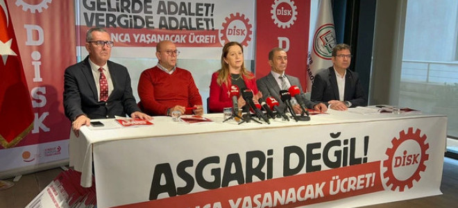 DİSK 2026 asgari ücret talebini açıkladı