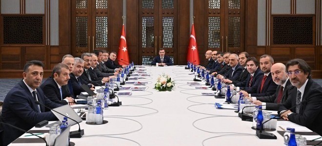 EKK, Cumhurbaşkanı Yardımcısı Yılmaz başkanlığında toplandı