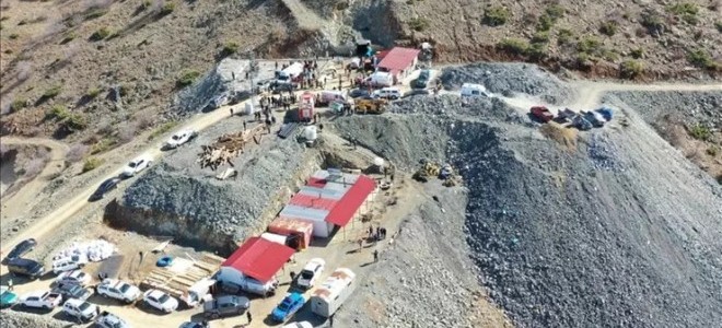 Elazığ'da maden ocağında göçük meydana geldi