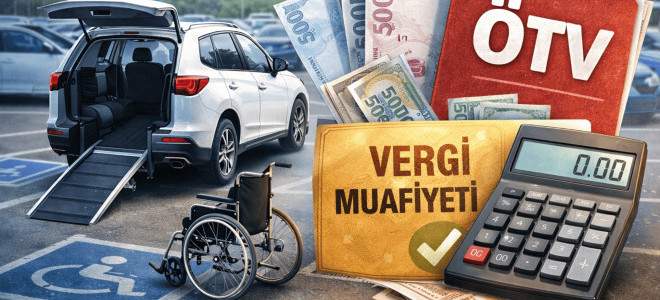 Engelli araçlar için ÖTV muafiyetinde limitler güncellendi