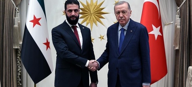 Erdoğan, Suriye Cumhurbaşkanı Şara ile görüştü