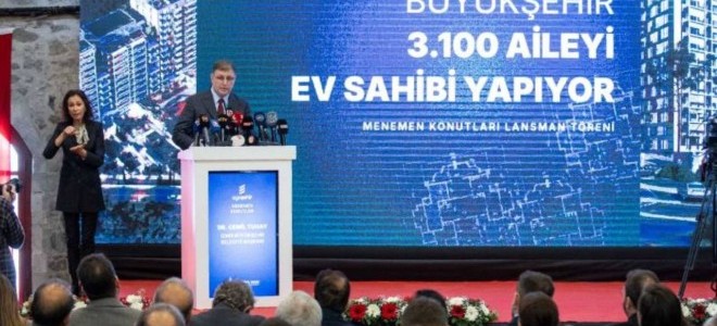 İzmir Büyükşehir Belediyesi'nden 10 milyar liralık sosyal konut hamlesi