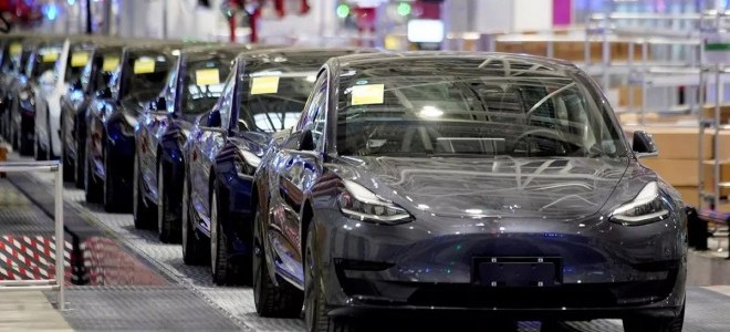 Şanghay'da üretilen Tesla otomobil sayısı 2022'de %48 arttı