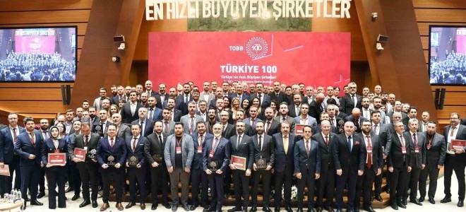 TOBB, Türkiye'nin en hızlı büyüyen 100 şirketini açıkladı