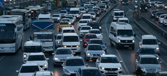 Trafiğe kayıtlı araç sayısı Ağustos'ta 23.11 milyona çıktı