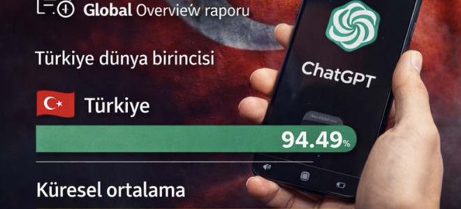Türkiye, ChatGPT kullanımında dünya zirvesine çıktı