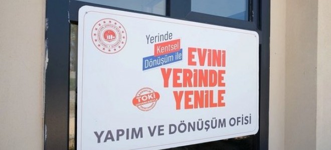 Yerinde Dönüşüm projesine 3,5 saatte 3 bine yakın başvuru