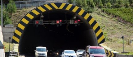 Bayramda Bolu Dağı Tüneli'nden 620 bin araç geçti