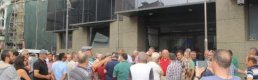 Borsa önünde fındık fiyatı protestosu