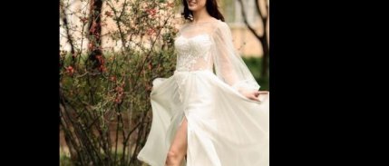 Ekolojik Gelinlik Tasarladı