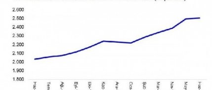 Haziran'da 2.5 Trilyon Lira Kredi Kullanıldı
