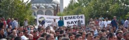 Konya'da kayıt dışı çalışan sayacılardan iş bırakma eylemi