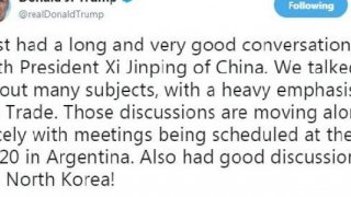 Trump: Çin Cumhurbaşkanı ile çok iyi bir görüşme gerçekleştirdik