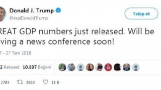 Trump Yüzde 4.1'lik ABD Büyüme Verisinden Memnun