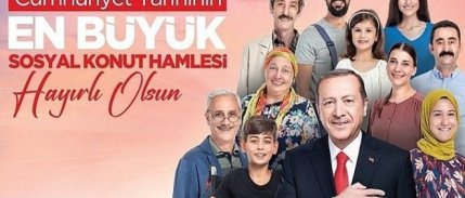En büyük sosyal konut projesi hedeflerin çok gerisinde kaldı!