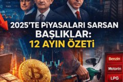 2025’te piyasaları sarsan başlıklar: 12 ayın özeti