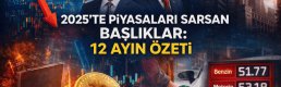 2025’te piyasaları sarsan başlıklar: 12 ayın özeti