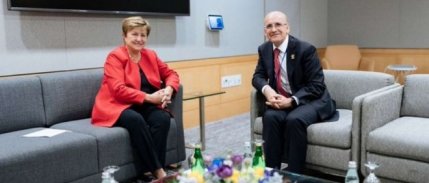 Bakan Şimşek, IMF Başkanı Georgieva ile görüştü