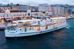 Boğaziçi'nden esinlenilerek inşa edilen İş Vapur açıldı