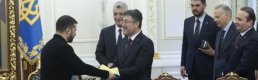 Bolat ve Yumaklı, Zelenskiy ile görüştü 