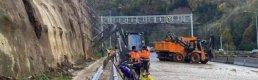 Bolu Dağı Tüneli'nde heyelan önleme çalışmaları sürüyor