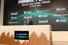 Borsa İstanbul'da gong Formül Plastik için çaldı