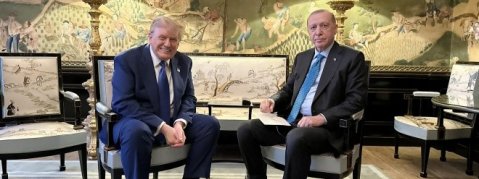 Cumhurbaşkanı Erdoğan, ABD Başkanı Trump ile bir araya geldi