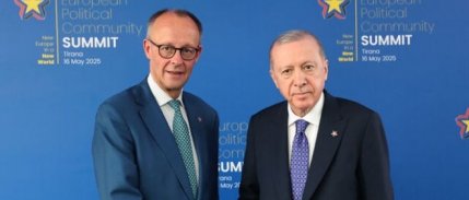 Cumhurbaşkanı Erdoğan, Almanya Başbakanı Merz ile görüştü