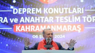 Cumhurbaşkanı Erdoğan’dan deprem konutlarına ilişkin açıklama