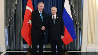 Cumhurbaşkanı Erdoğan, Putin ile bir araya geldi