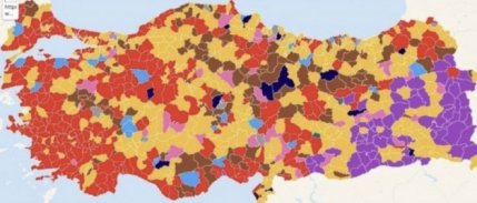 En kalabalık ilçeler açıklandı! En büyük ilçe şehirleri solladı!