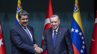 Erdoğan, Venezuela Cumhurbaşkanı Nicolas Maduro ile görüştü