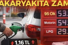 ÖTV artışı sonrası benzin ve motorin fiyatları güncellendi
