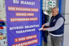 Son kullanma tarihi geçmiş ürün satan zincir markete geçici kapatma kararı