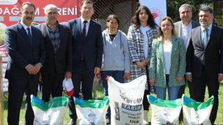 TAKE projesi ile 82 bin ton tohum dağıtıldı