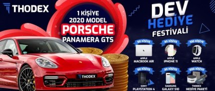 Thodex ile 2020 model Porsche Panamera kazan!