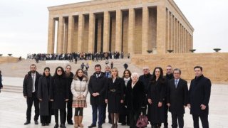 TİKAV heyetinden Anıtkabir'e saygı ziyareti