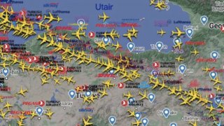 Türk hava sahasında tüm zamanların transit uçuş rekoru kırıldı